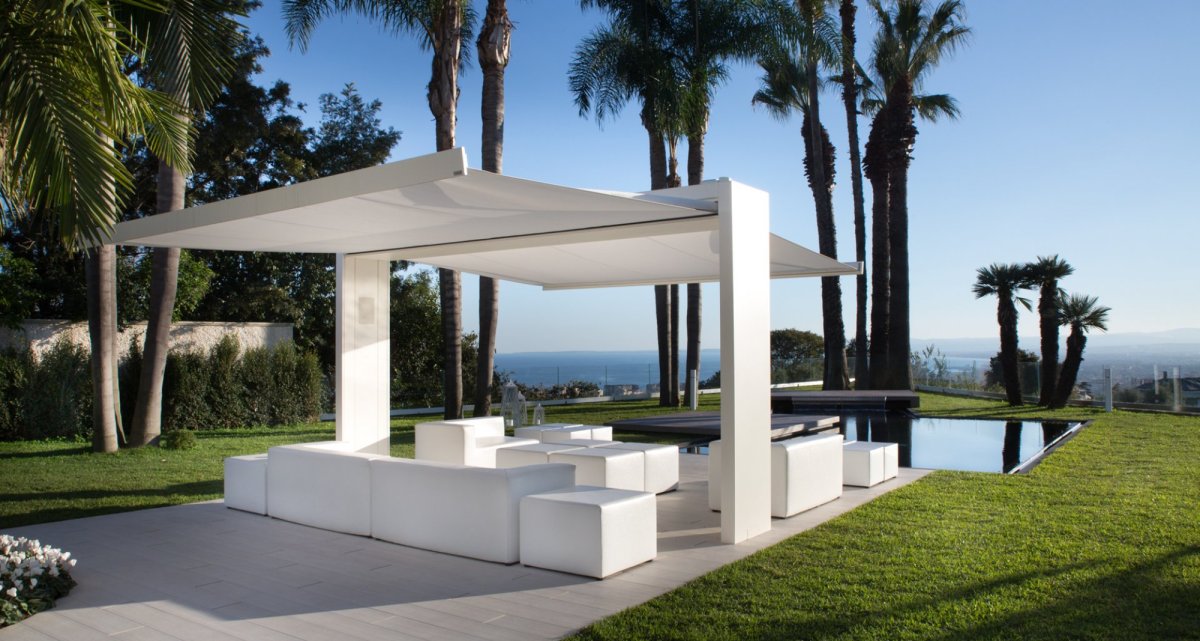 Unosider Gate Shade freestanding awning